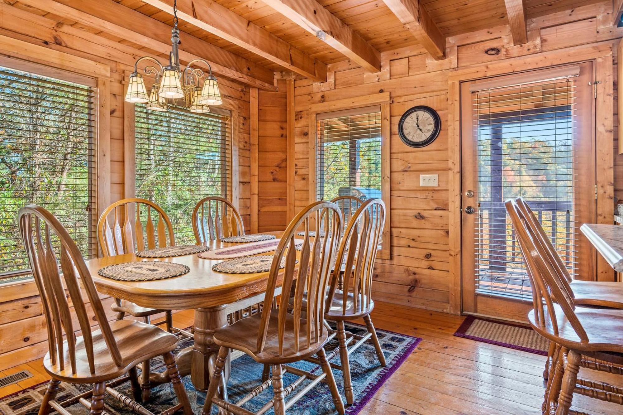 Bearfoot Pines - True Log Cabin - Wi-Fi, Hot Tub, Fishing, Deck With Views! - Mins To Pf Сивиървил Екстериор снимка